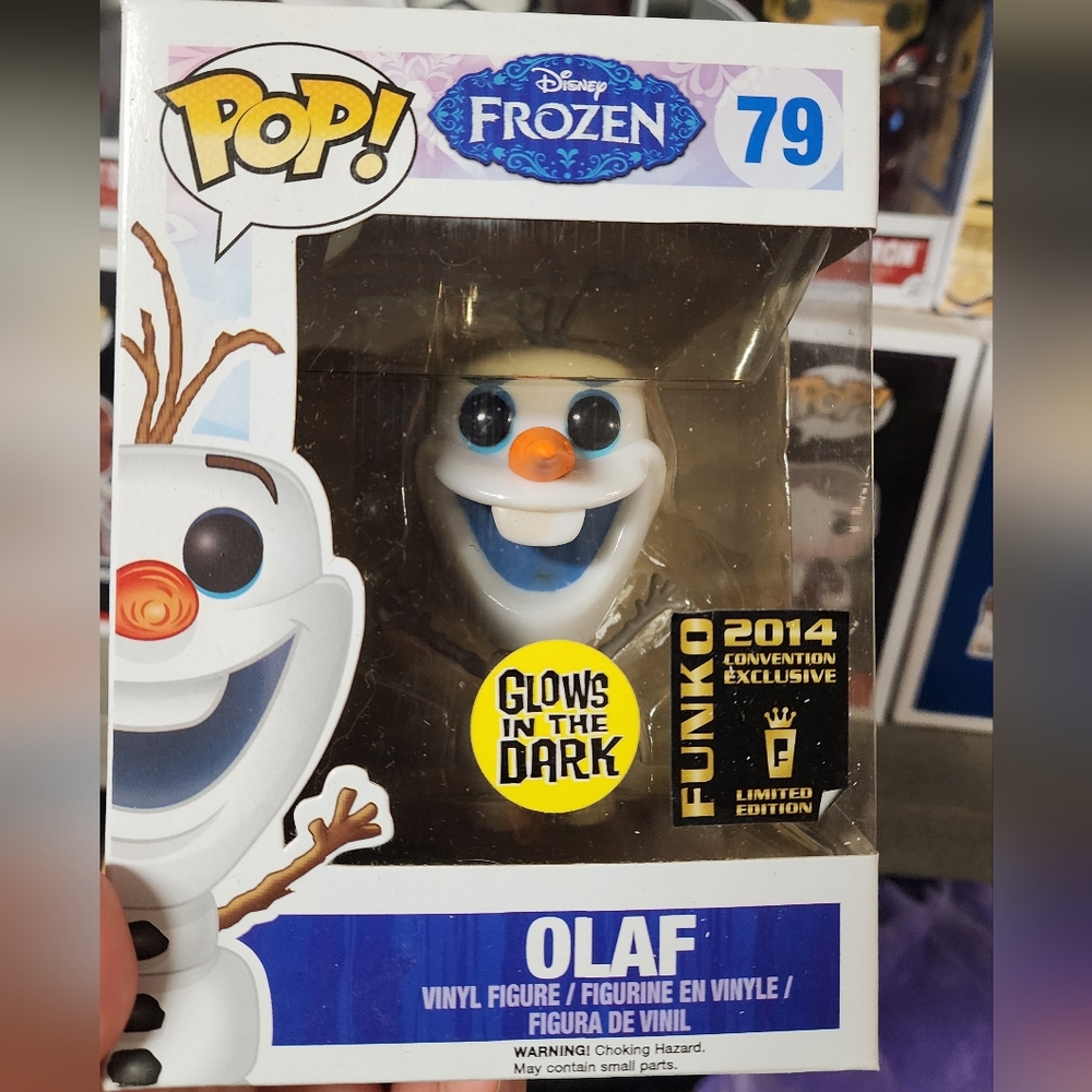 3/$10 Funko Pop Disney Frozen Olaf Glow Figure